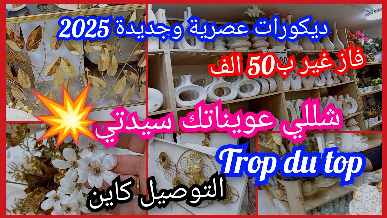 شللي عويناتك سيدتي 💥 ديكورات عصرية 2025😍🚛متوفر