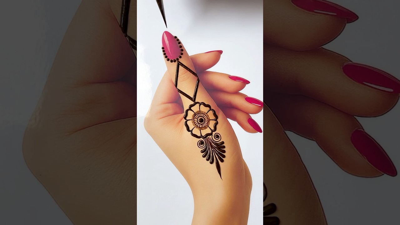 Simple Thumb Mehndi Design