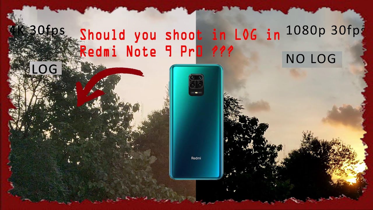 Testing LOG picture profile in Redmi Note 9 pro | Mobile Cinematography