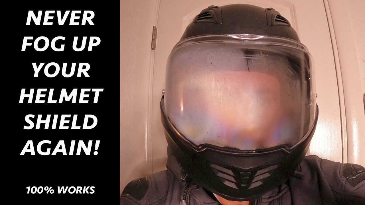 How To Completely Eliminate Fogging Up Your Helmet Shield Once And For All!