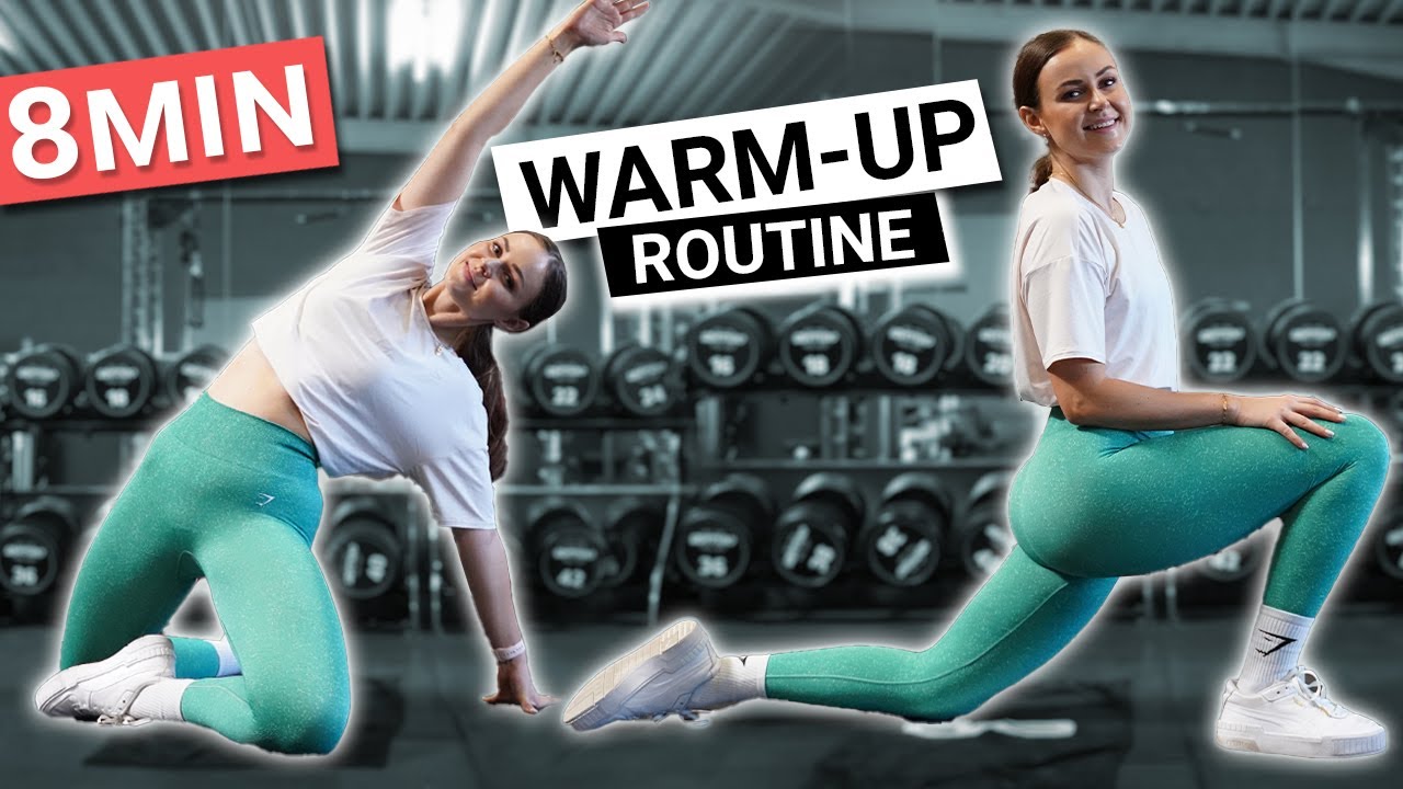 8 Minuten Mobility Warm-Up Routine f&uuml;r den Unterk&ouml;rper / &Uuml;bungen zum Aufw&auml;rmen f&uuml;rs Beintraining🔥