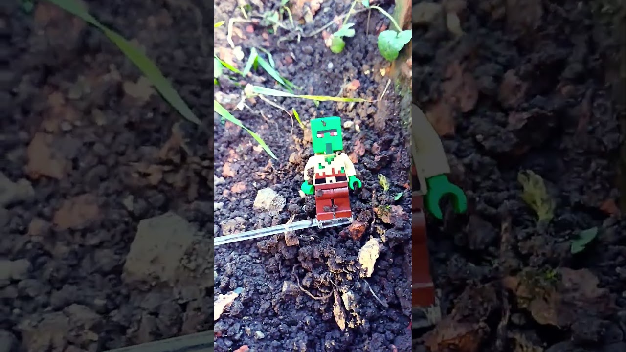 ☠️🤢🧟Hello There MINECRAFT #lego #hellothere #minecraft #stopmotion #minecraftlego #zombie  #skeleton