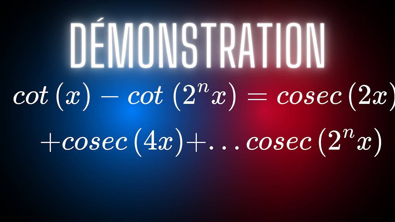 Démonstration par récurrence -Identités Trigonométriques