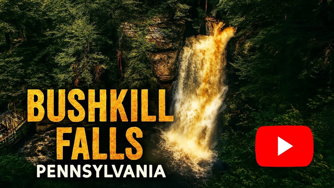STUNNING Bushkill Falls  - PENNSYLVANIA
