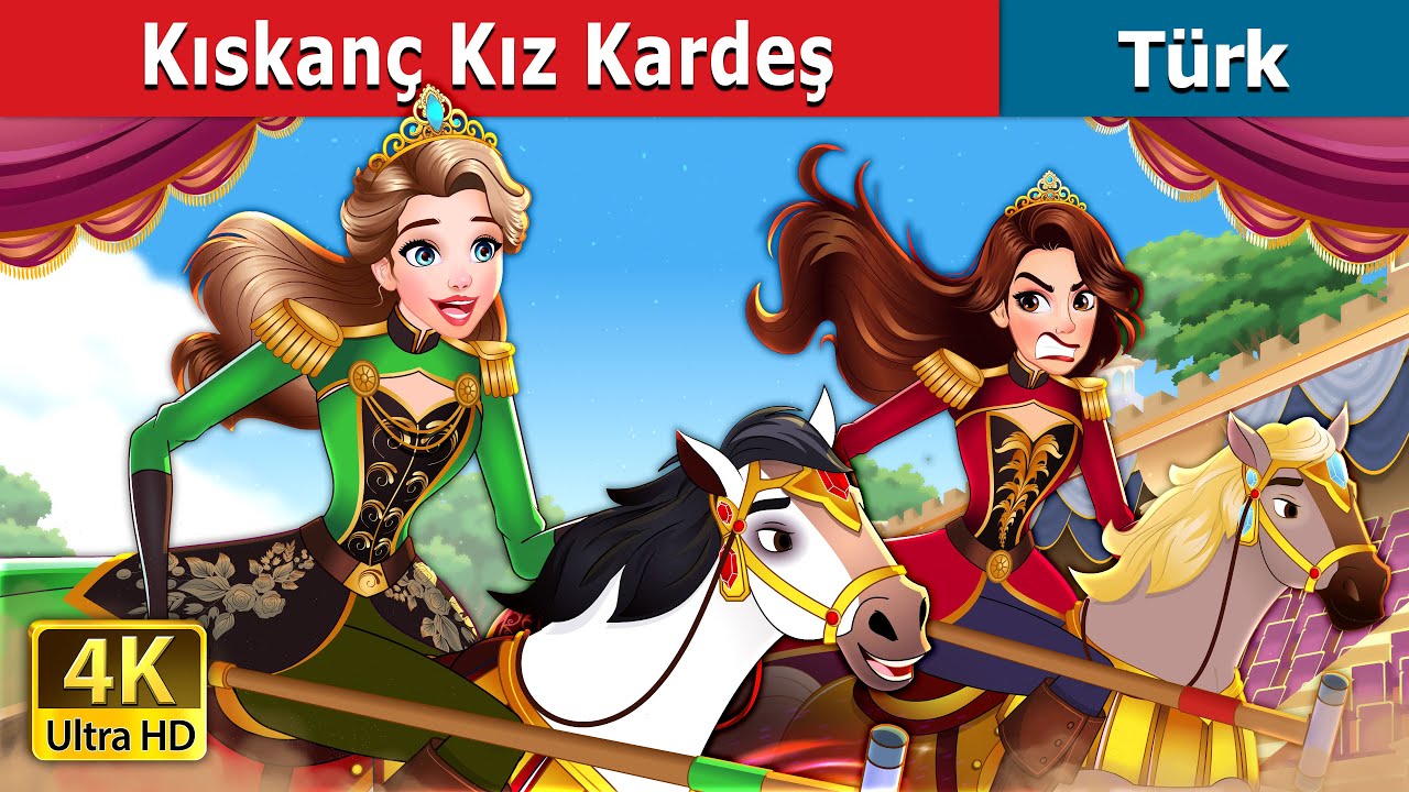 Kıskanç Kız Kardeş | The Jealous Sister in Turkish | @TurkiyaFairyTales