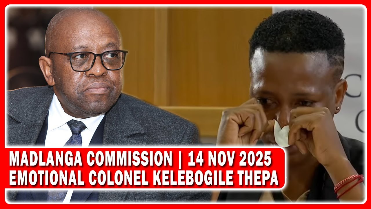 EMOTIONAL Colonel Kelebogile Thepa Evidence To Madlanga Commission