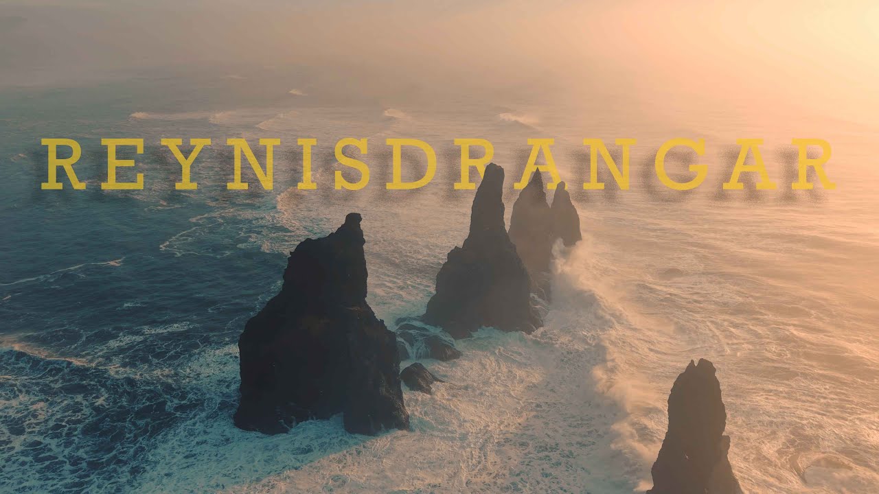 Reynisdrangar seastacks on a VERY moody day! #djiair3s #reynisfjara