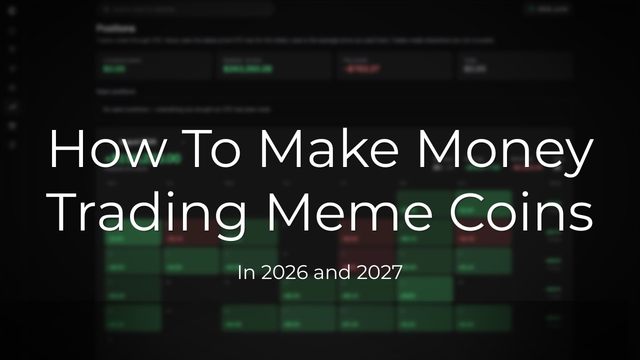 My Exact Meme Coin Trading Strategy (+$260k)