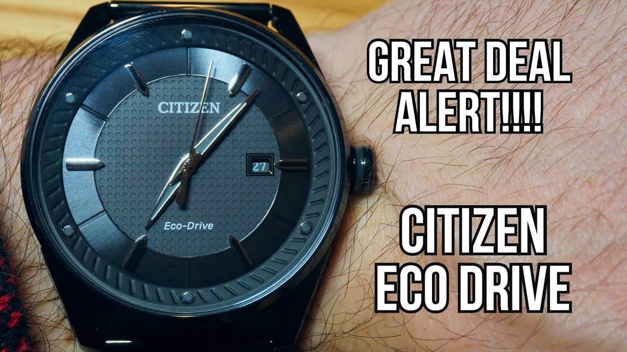 GREAT DEAL ALERT: CITIZEN ECO DRIVE Solar Powered Watch! (it was how much????) BM6988-57E