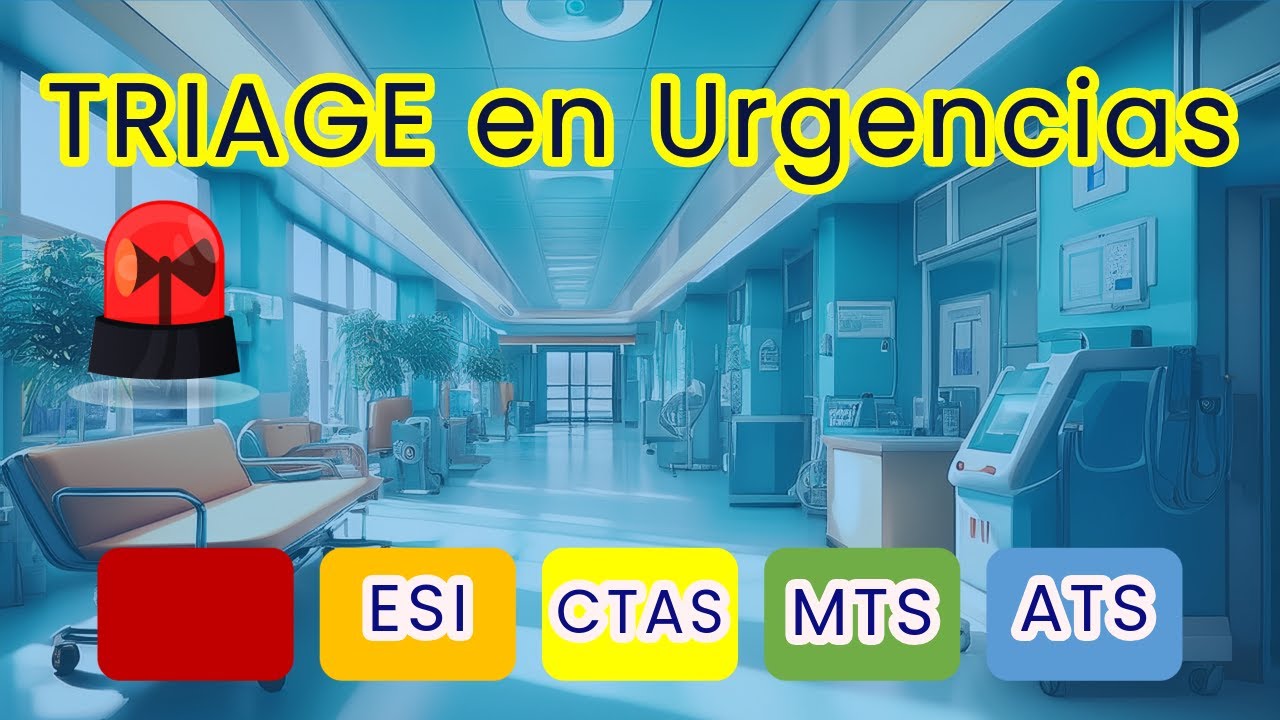 Triage en Urgencias | ESI, CTAS, MTS y ATS explicados para profesionales de la salud