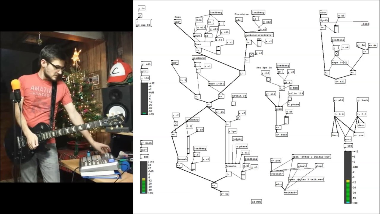 Pure Data Guitar Pedal