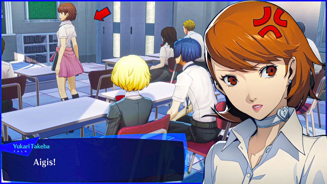 Aigis Makes Yukari JEALOUS!! Persona 3 Reload Version!