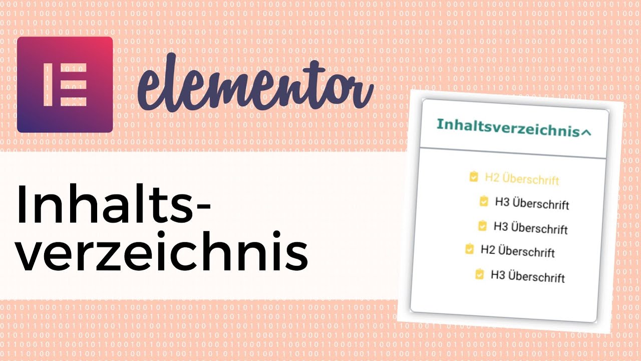 Elementor Inhaltsverzeichnis: So erstellst du ein Inhaltsverzeichnis für deine Blogposts