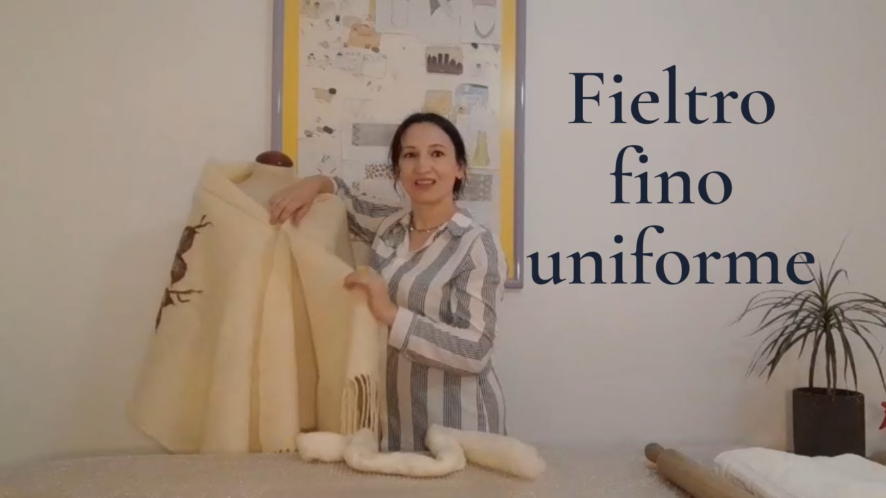 Cómo hacer fieltro fino y uniforme | Distribución de fibra y enrollado