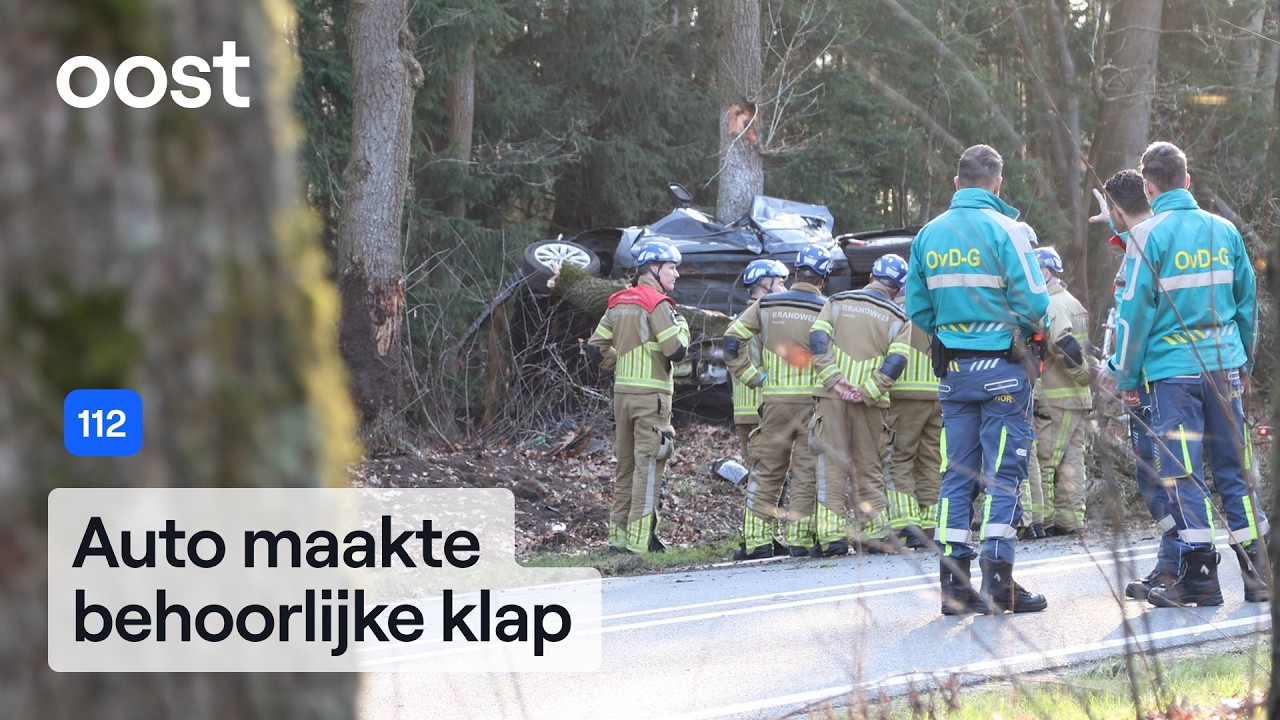 Man en vrouw overleden bij eenzijdig auto-ongeluk | RTV Oost