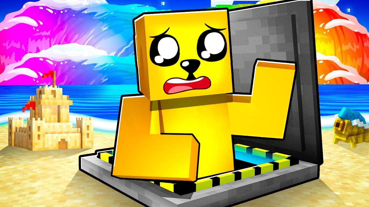 Přežijeme DUHOVOU TSUNAMI v Minecraftu?🌈🌊
