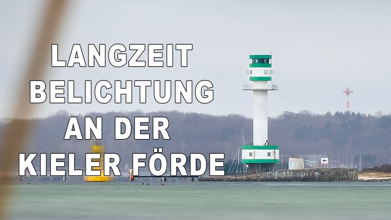 Landschaftsfotografie an der Kieler Förde - Langzeitbelichtung vom LT Friedrichsort / Falckenstein