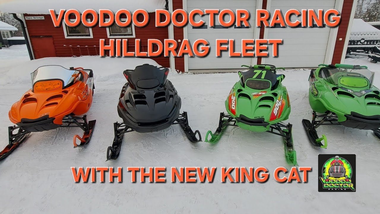 Гоночные автомобили Arctic Cat Hilldrag от Voodoo Doctor Racing.