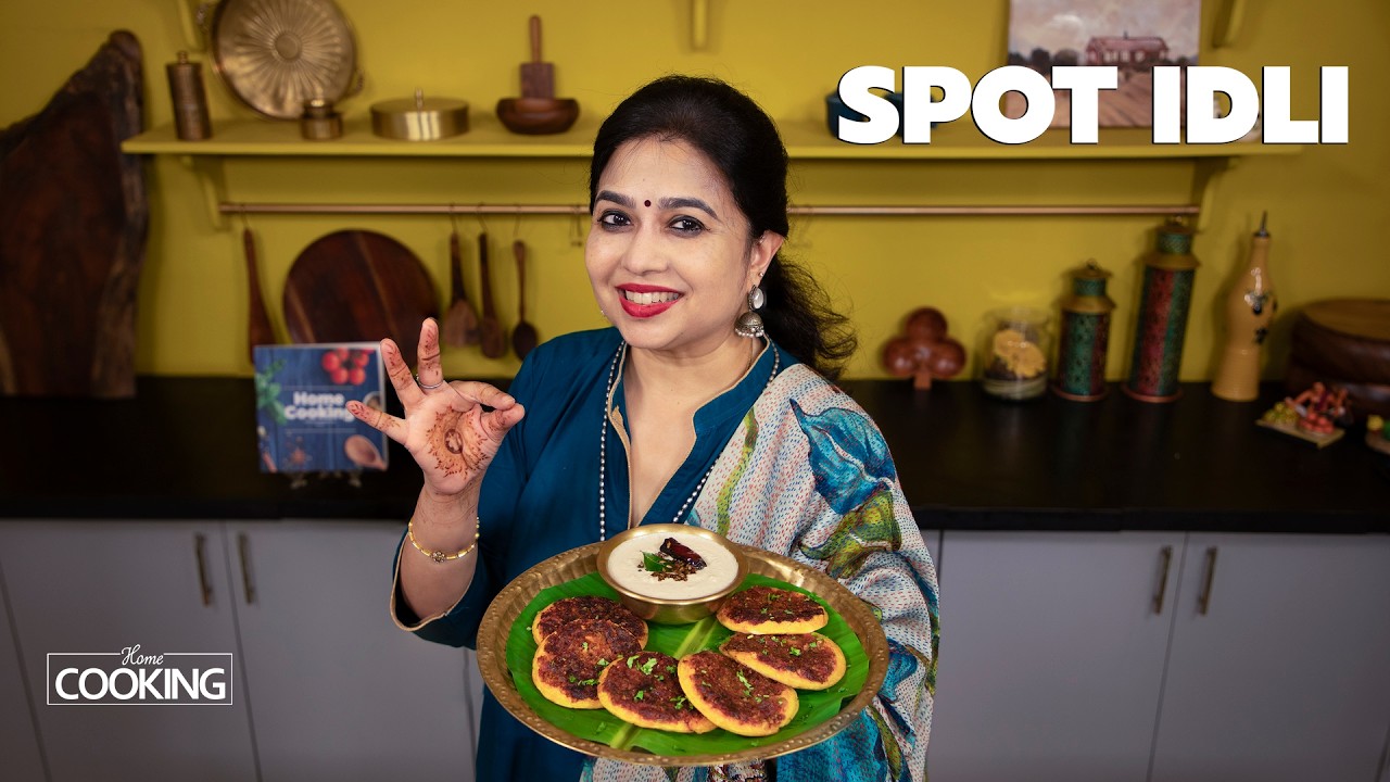 Spot Idli | Знаменитая уличная еда Хайдарабада | Простой рецепт завтрака | Южноиндийская кухня