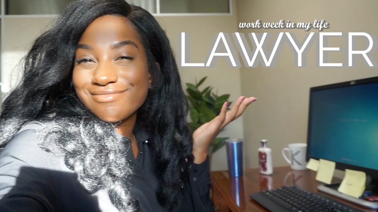 WORK WEEK IN THE LIFE AS A LAWYER | real 9 to 5 life