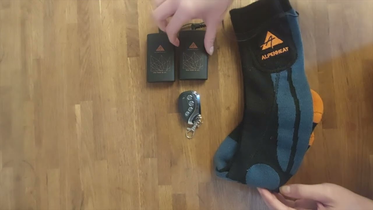 Alpenheat RC Beheizte Socken mit Fernbedienung (deutsch) - Inbetriebnahme