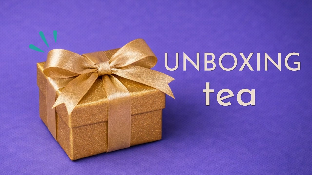 ASMR 🎁 Unboxing + Relaxing Tea preparation