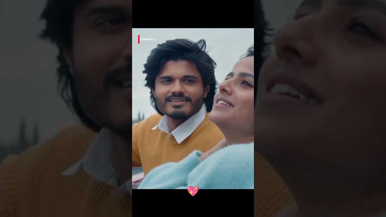 😘🥰 Love between 💖 Anand Deverakonda 💞 Vaishnavi Chaitanya | Sancharame song #shorts #viral #4k