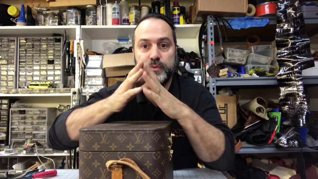 Louis Vuitton Train Case Restoration - Bedo's Leatherworks #113