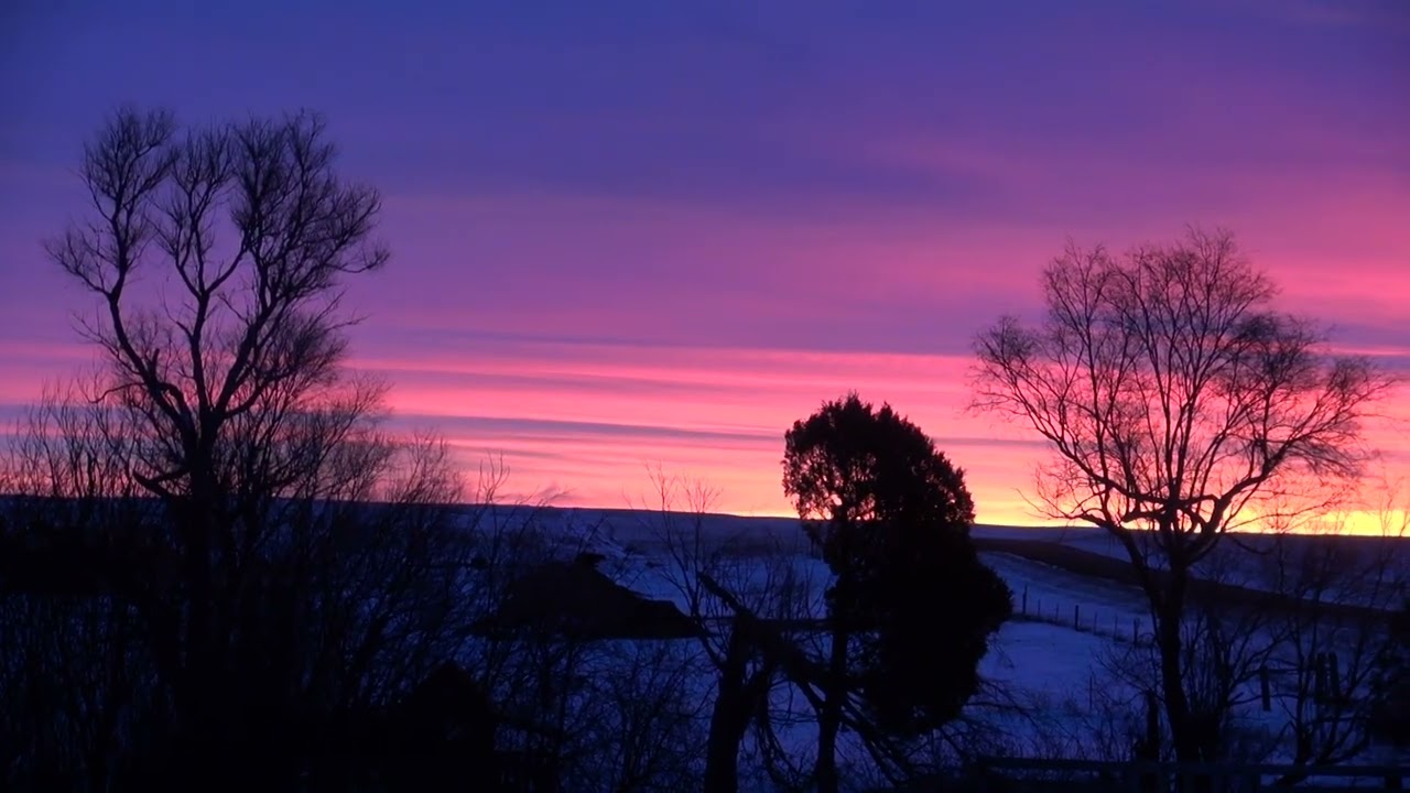 Sunrise in North Dakota  - Sonnenaufgang in Nord Dakota