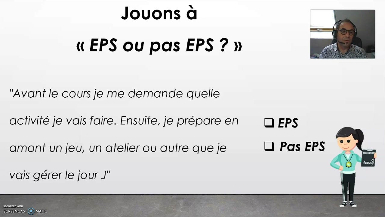 Video EPS c est quoi partie 1