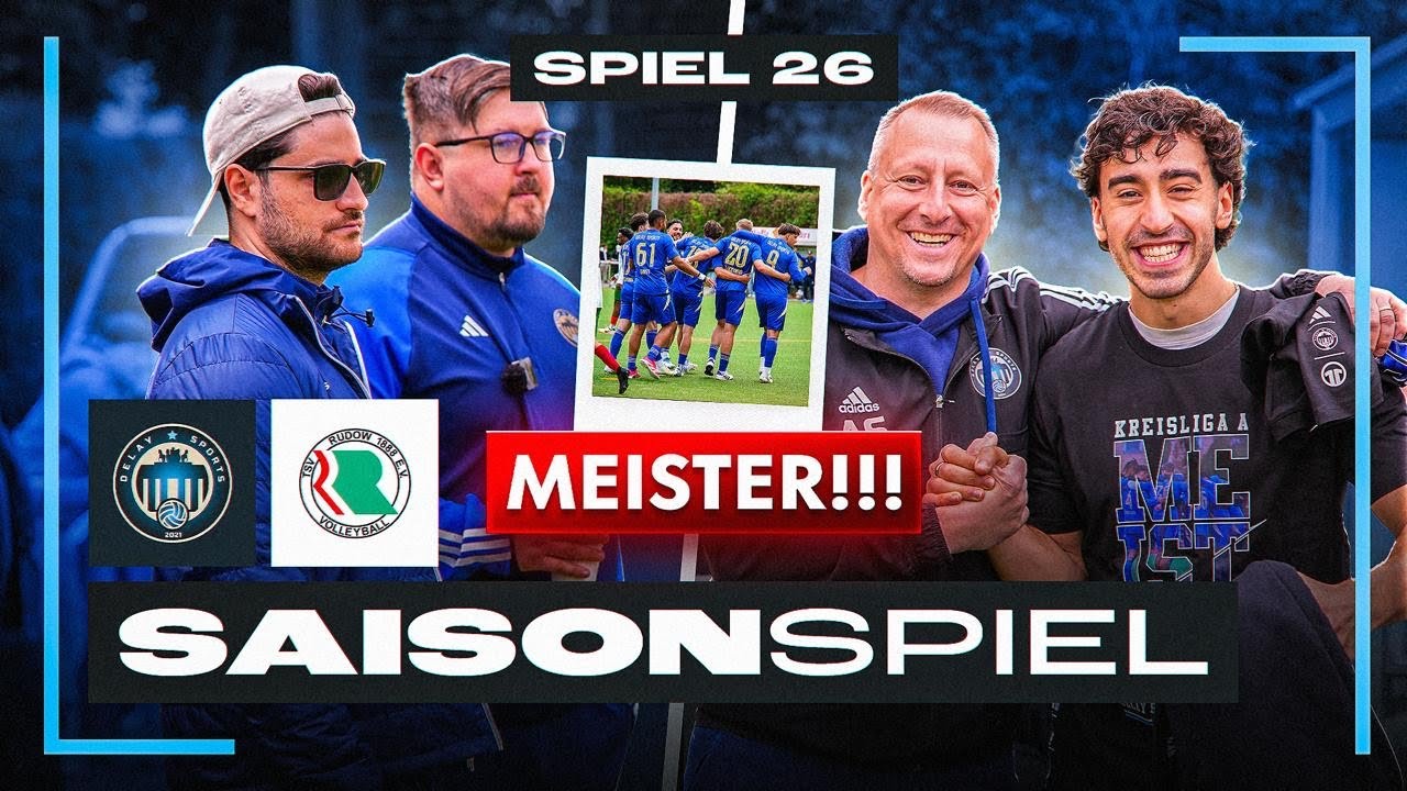WIR SIND MEISTER!🏆😍 Delay Sports Match Highlights⚽️