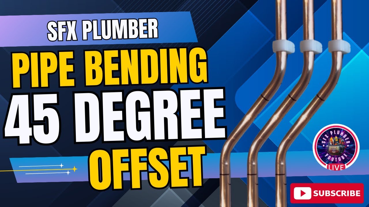 Лучший способ сделать изгиб трубы на 45 градусов #asmr #diy #howto #Plumbing