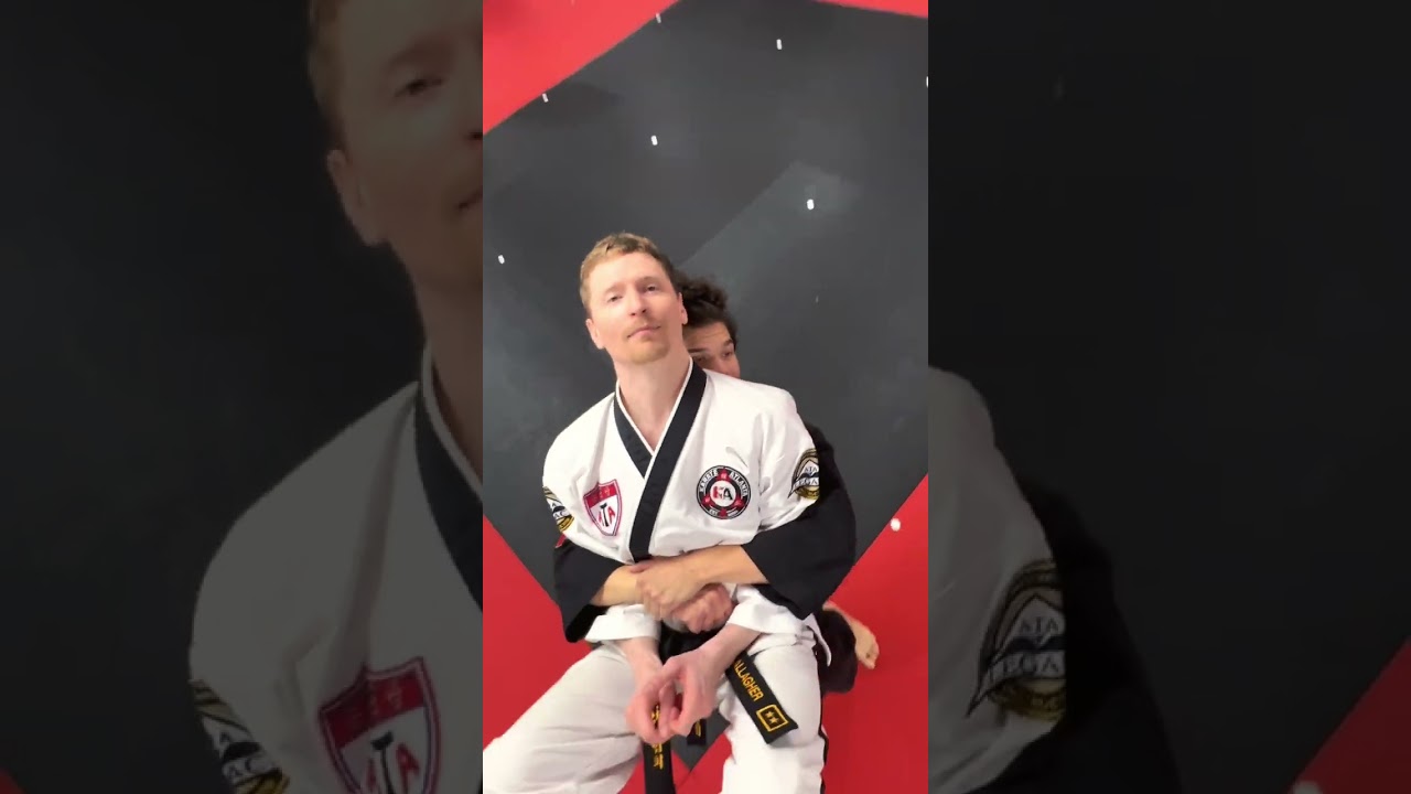 Self Defense Technique for Bear Hug Attack From Behind