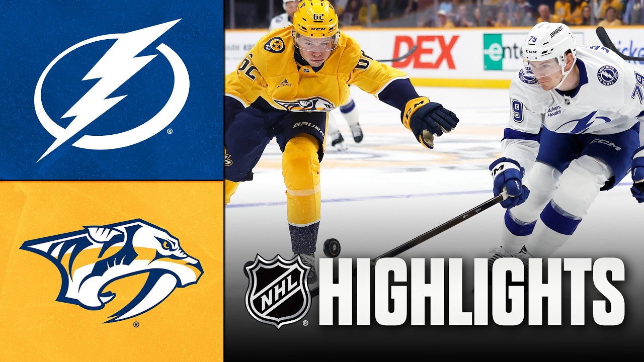 Lightning vs. Predators | NHL Preseason Highlights | Sep 22, 2026
