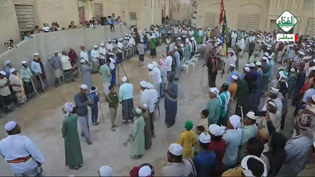 #بث_مباشر لفعاليات الشعبانية | لعبة الرزيح | تريم - حضرموت 14 - شعبان - 1447هـ