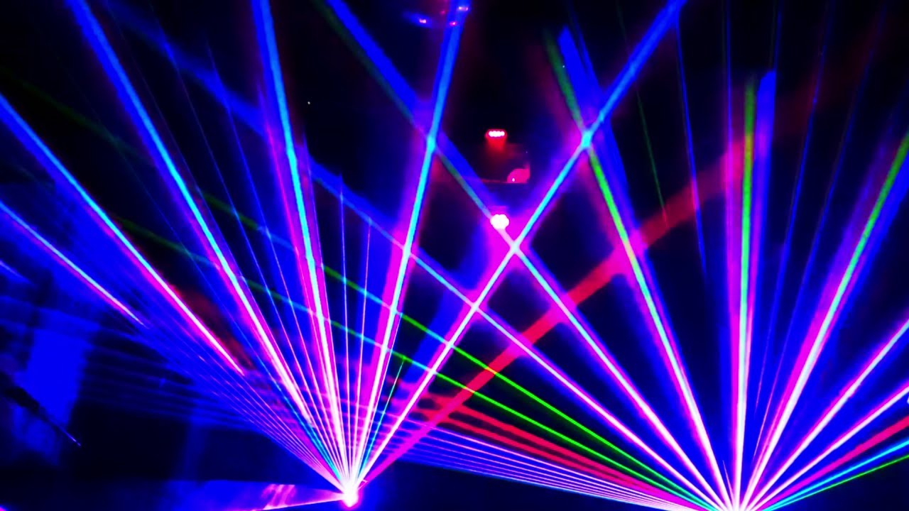 DJ Disco Stage Party Lights 😍 Night Screen Visual Show (12 Hours Loop)