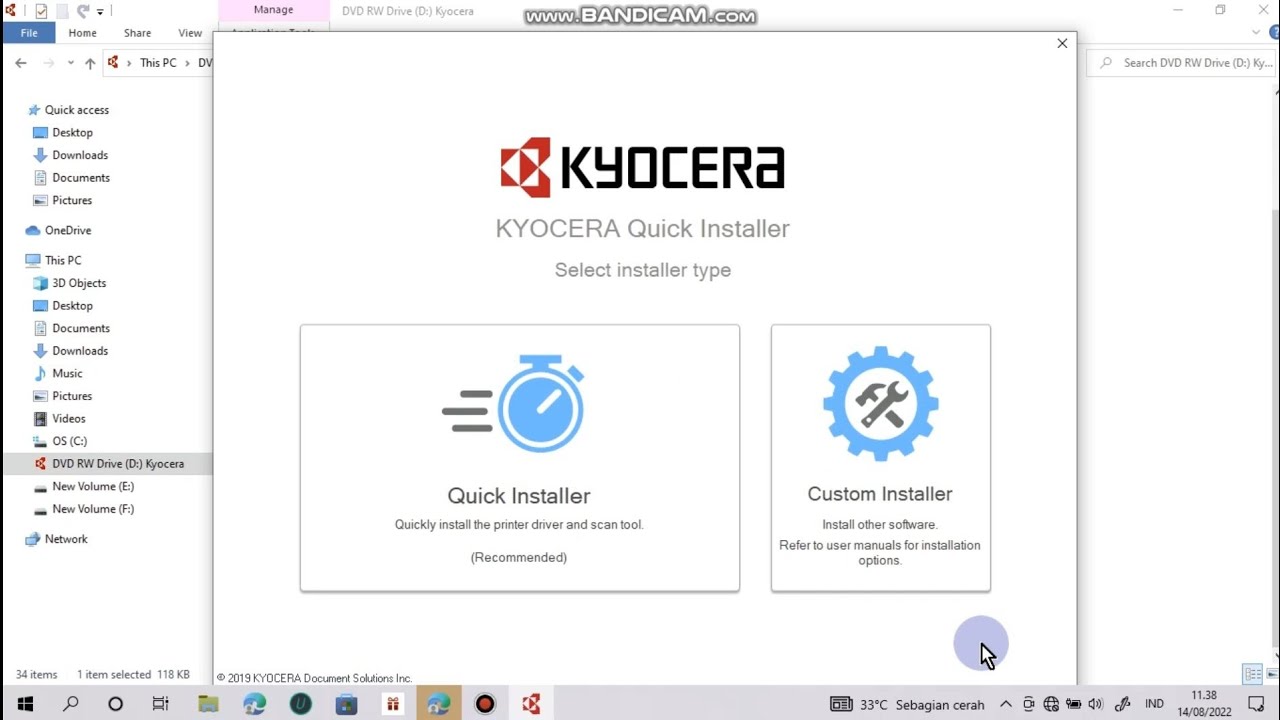 Cara instal  driver Fotocopi kyocera M 2040 DN
