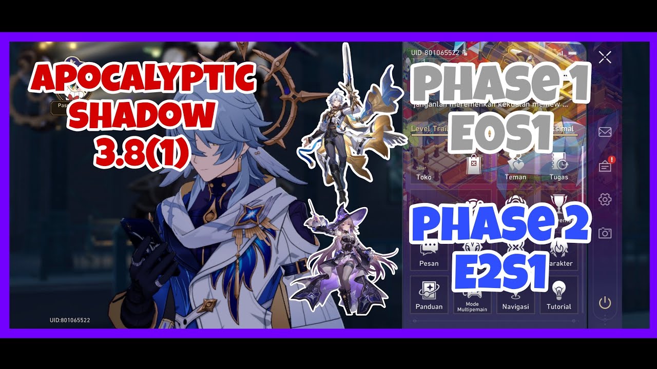 Apocalyptic Shadow 3.8 with Phainon E0S1 and The Herta E2S1 || 7000+ Score || HONKAI : STAR RAIL