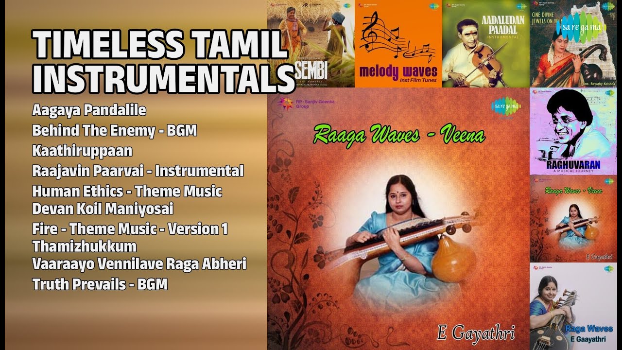 இனிமையான தமிழ் இசை | E. Gayathri Songs | Aagaya Pandalile | Behind The Enemy  BGM