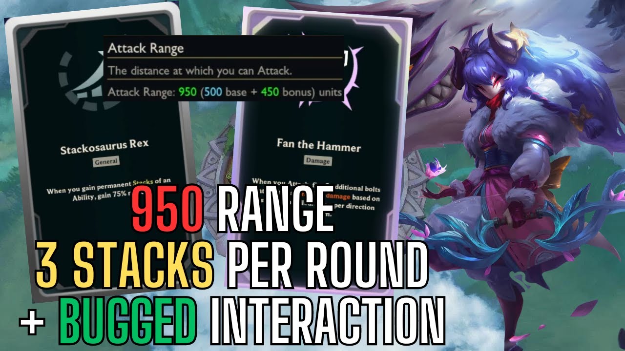 Stackosaurus Kindred: 34 Stack Long-Range Sniper Build in LoL Arena