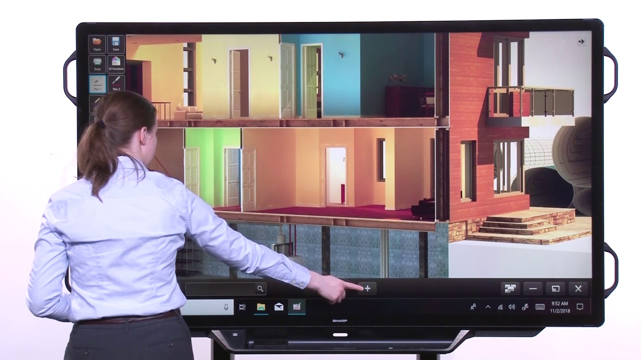 SHARP Pen Software 3.7 Optional Features on the AQUOS BOARD® Interactive Display System