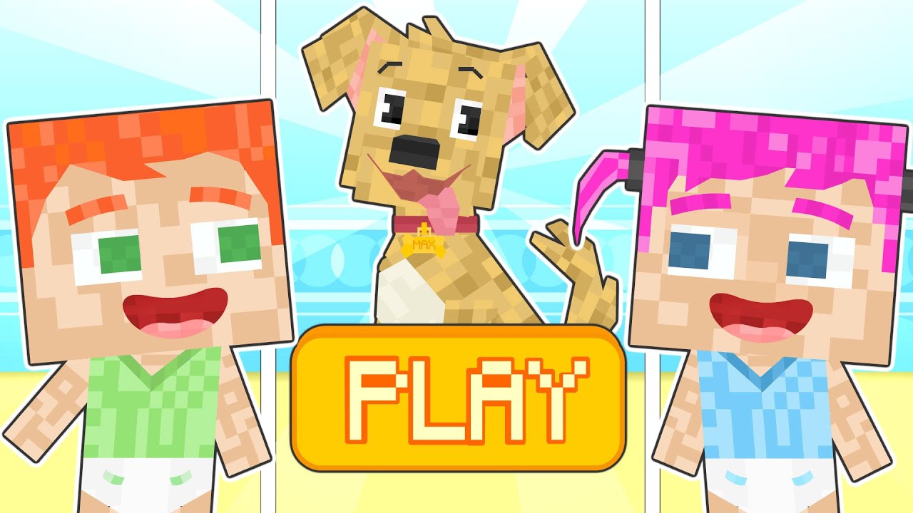 BEBÊS ALEX E LILY 👾 Se Transformam em Pixels no Mundo do Minecraft
