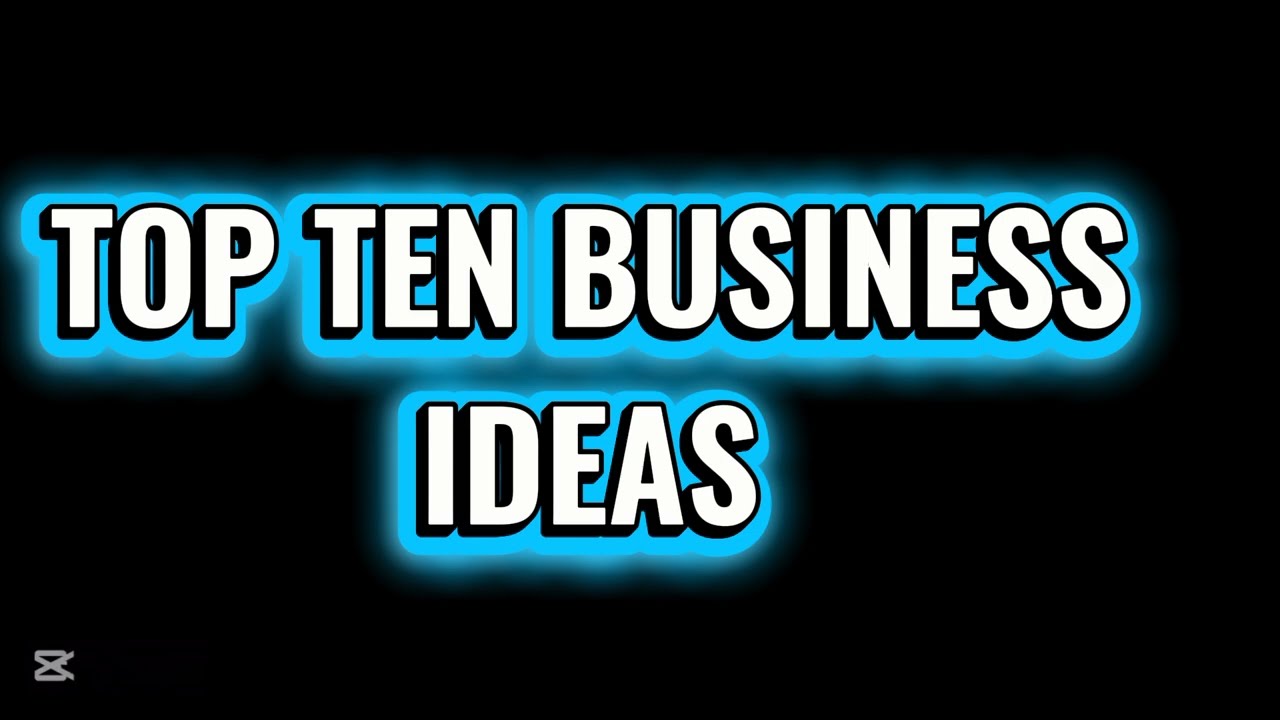 TOP TEN BUSINESS IDEAS IN 2025