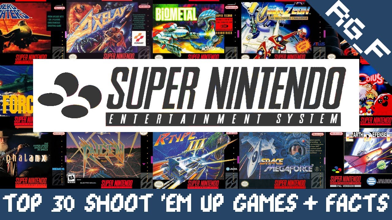 Top 30 Best SNES/Super Famicom Shoot 'Em Up Games + FACTS