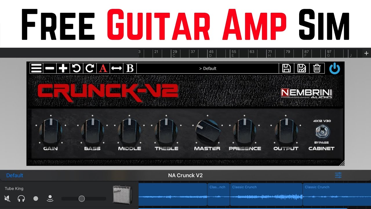 Free AMP SIM for iPad/iPhone | Nembrini Crunck V2
