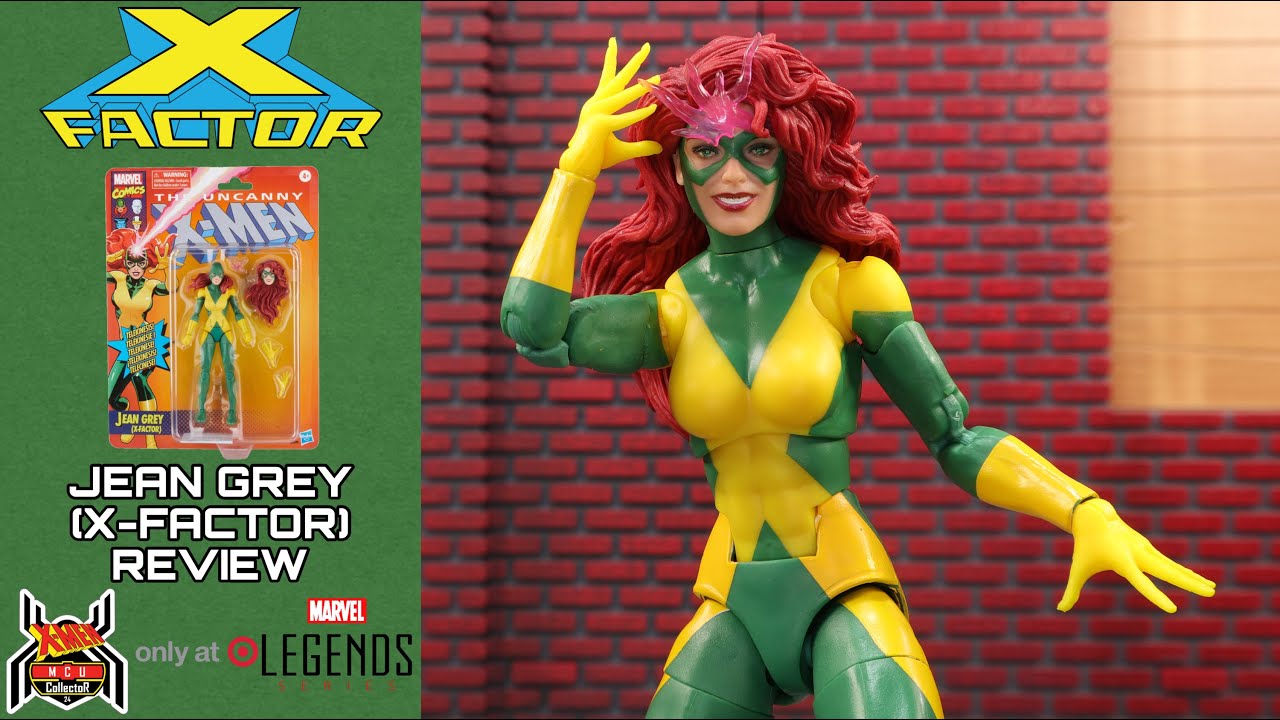 Marvel Legends Retro Uncanny X-Men JEAN GREY X-Factor Target Exclusive Comic Figure Review