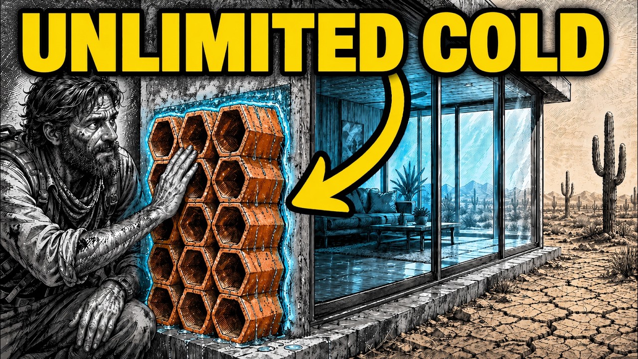 This $50 Wall Cools Any Home By 25&deg;F FOREVER (Cooling Physics Explained)
