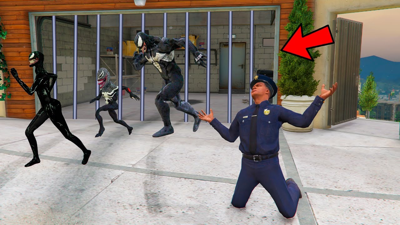 ВЕНОМ ОТБАСЫ ТҮРМЕДЕН ҚАШЫП КЕТТІ (GTA V)