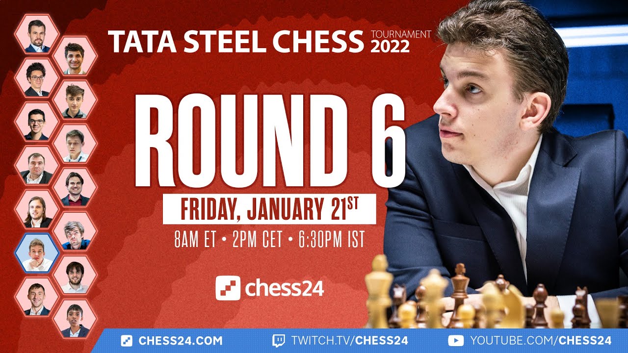 Tata Steel Chess 2022 | Round 6 | Jan Gustafsson & Peter Svidler