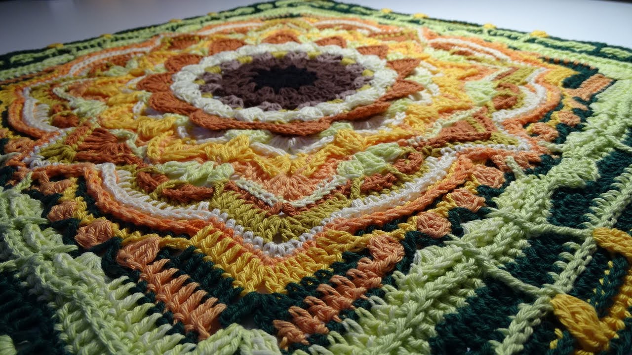 Crochet Blanket - Eve's Sunflowers - Part 1